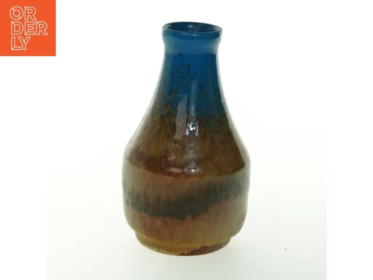 Billede 1 - Keramikvase (str. H. 15 cm ø. 8 cm)