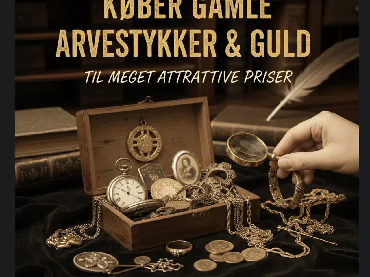 Billede 1 - GAMMELT GULD SMYKKER KØBES 