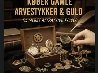 GAMMELT GULD SMYKKER KØBES 