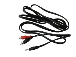 Ledning 2m 3,5mm Jack/1xRCA han