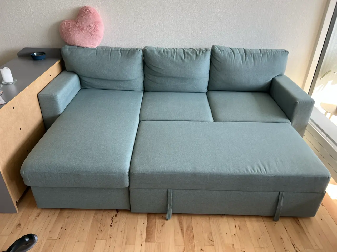 Billede 3 - Bårslöv 3 Pers. sovesofa med chaiselong
