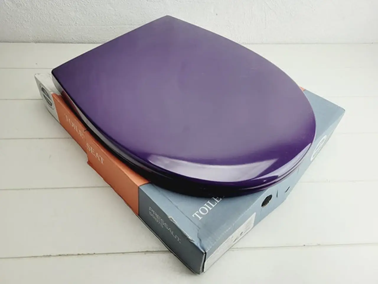 Billede 1 - ⭐️- Toiletsæde - Scandinavia PLUS Dark Purple 