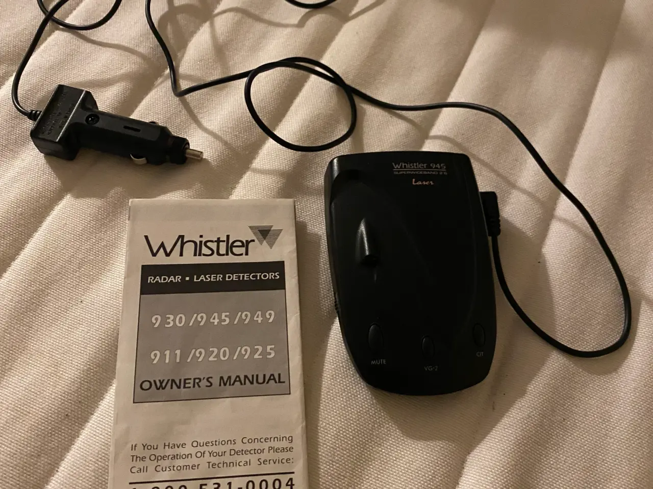 Billede 4 - Whistler 945 radar detector