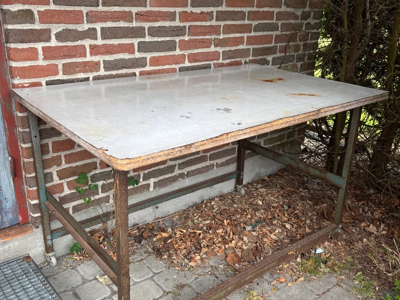 Billede 1 - Værkstedsbord/arbejdsbord i metal
