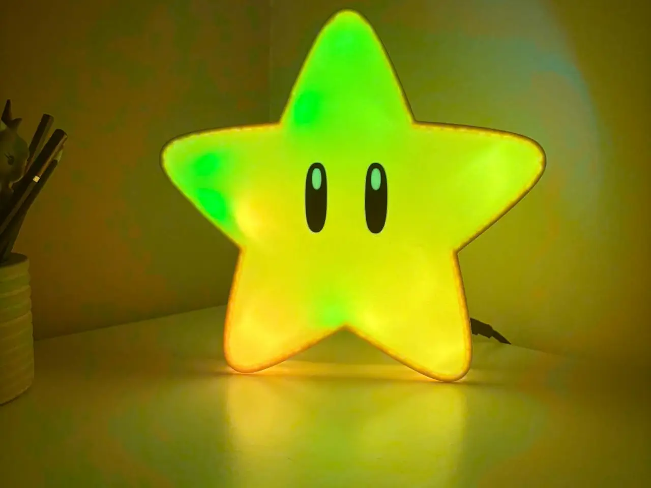 Billede 3 - Super Mario stjerne lampe / gaming dekoration