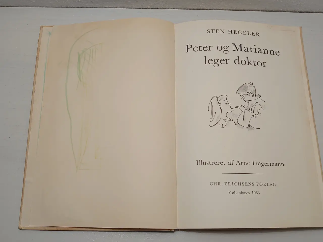 Billede 7 - Sten Hegeler: Peter og Marianne leger doktor, 1963