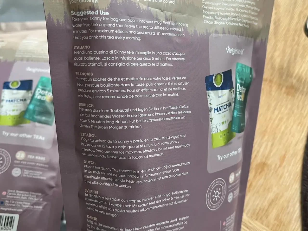 Billede 8 - Weightworld Skinny tea 2 poser