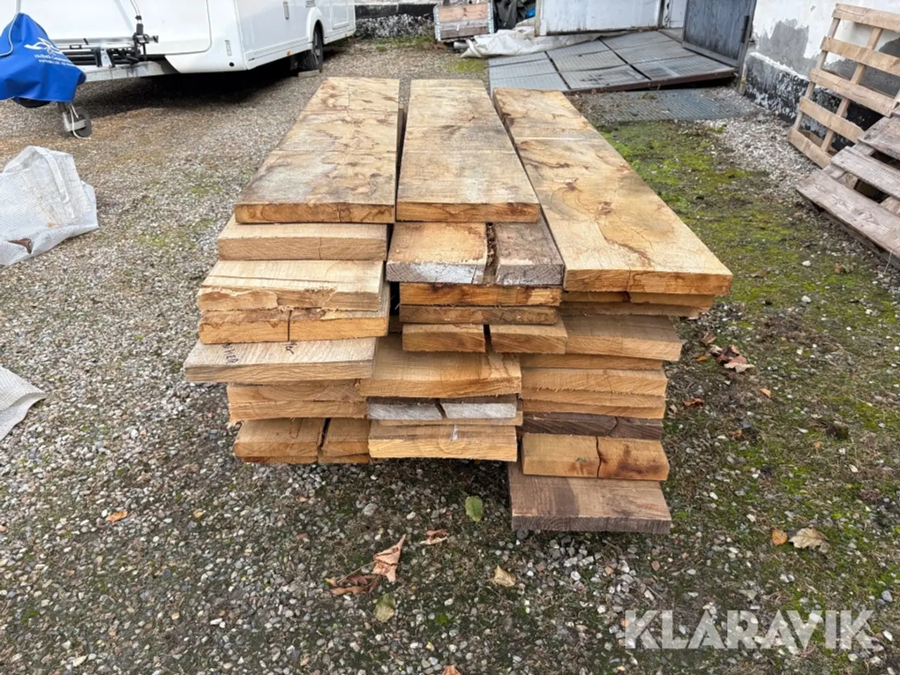 Billede 4 - Planker i eg og ask 37 Styk