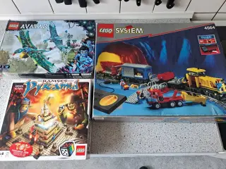 Lego samling tog samt avatar er ikke komplet der e