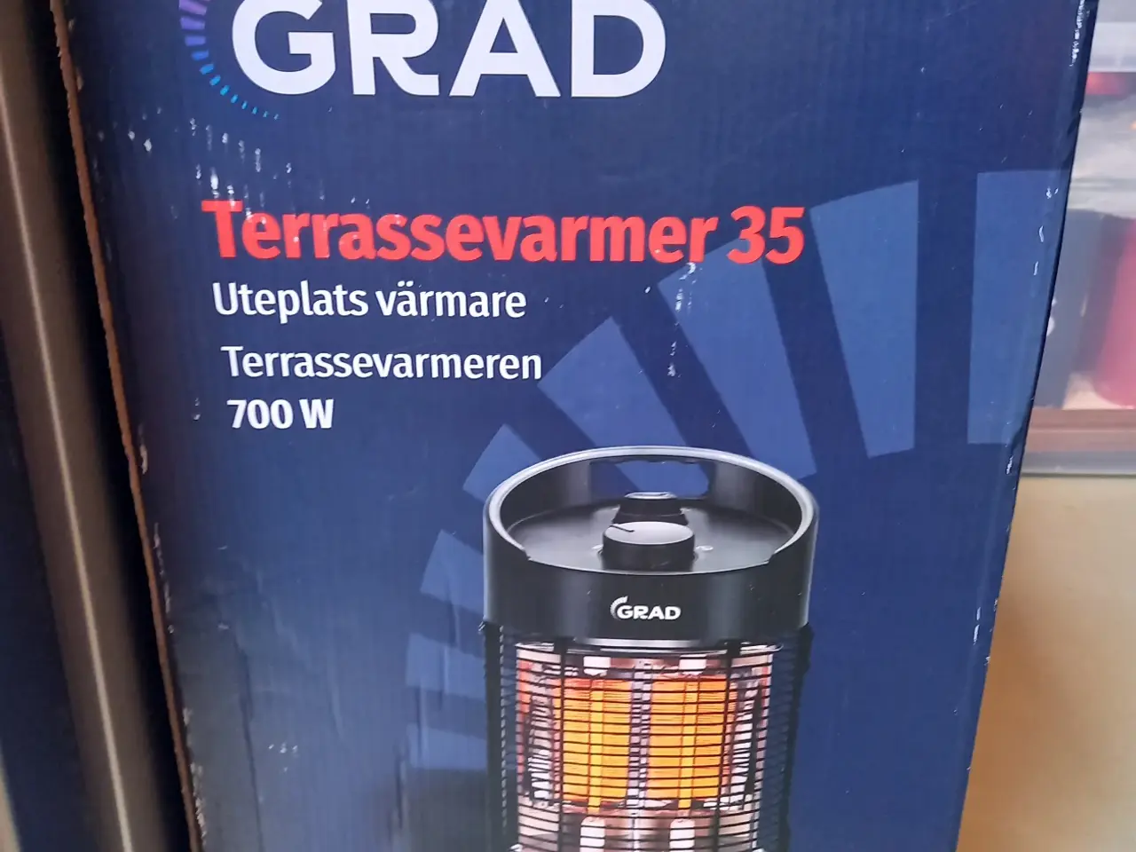 Billede 1 - El Terassevarmer Grad 350/700 W