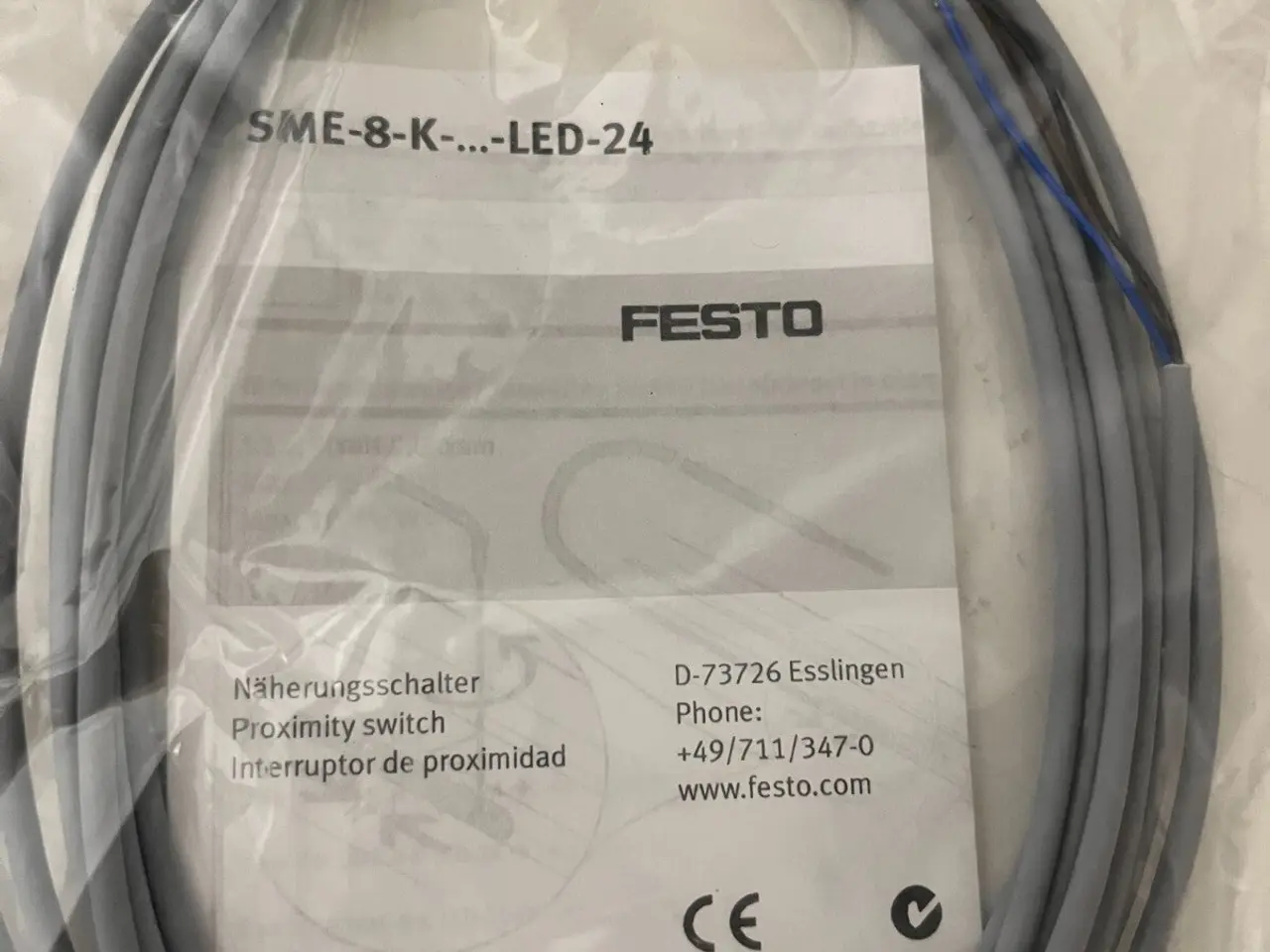 Billede 2 - Festo SME-8-K-LED-24 Proximity kontakt Sensor -