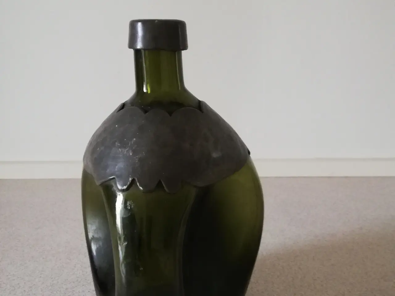 Billede 2 - Retro vaser i glas m/tin