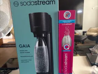 SodaStream Gaia Sodavandsmaskine Sort + Quick Conn