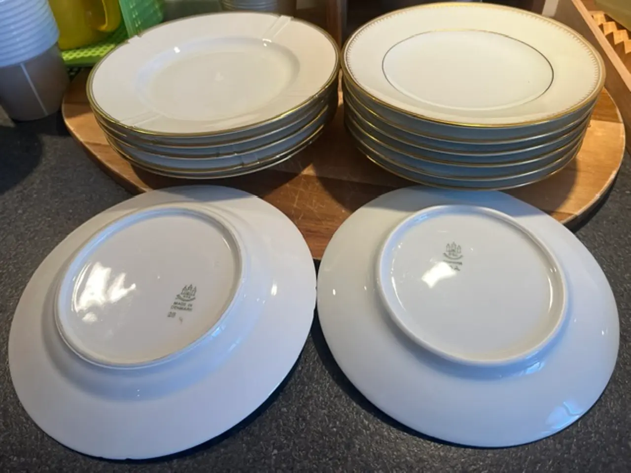 Billede 2 - 13 stk. smukke B&G kage-/desserttallerkener