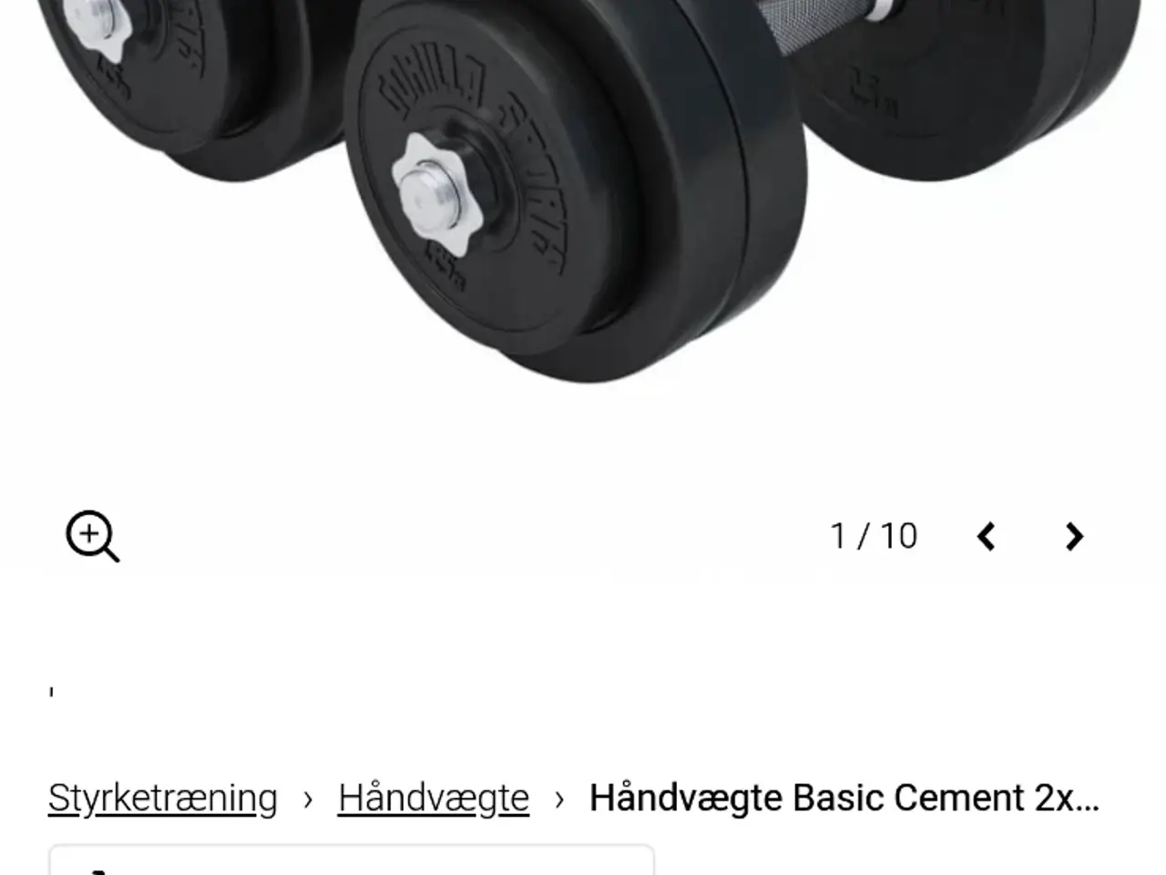 Billede 4 - 30kg håndvægte sæt (Gorilla Sports)
