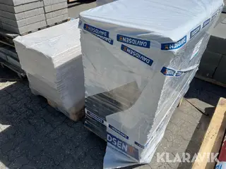 Træbeton Troltekt Sort/Hvid 2 paller (64plader)