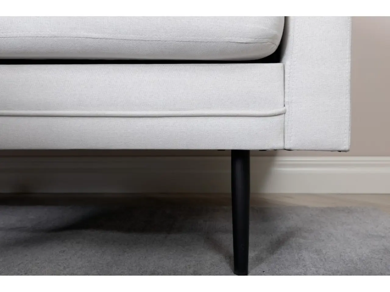 Billede 15 - Boom 3 personers Sofa - Sort og Lys beige