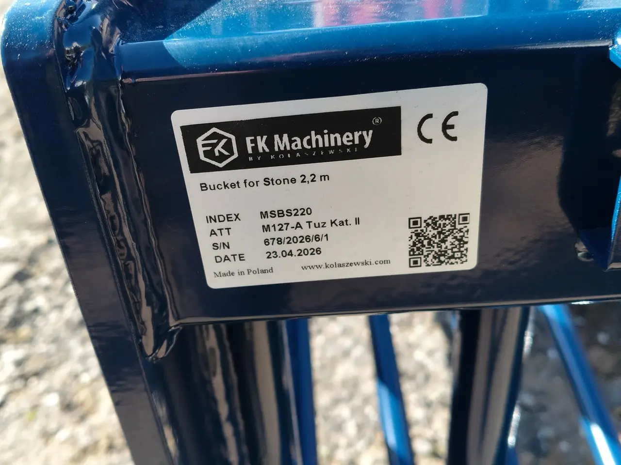 Billede 4 - FK Machinery Stengreb 220 cm til trepunkt ophæng