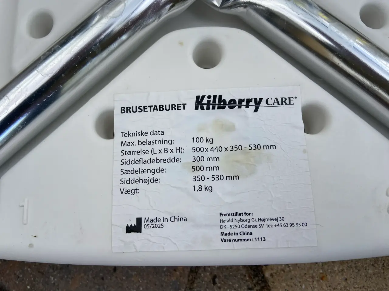 Billede 3 - BruseBænk til badeværelset i hvid