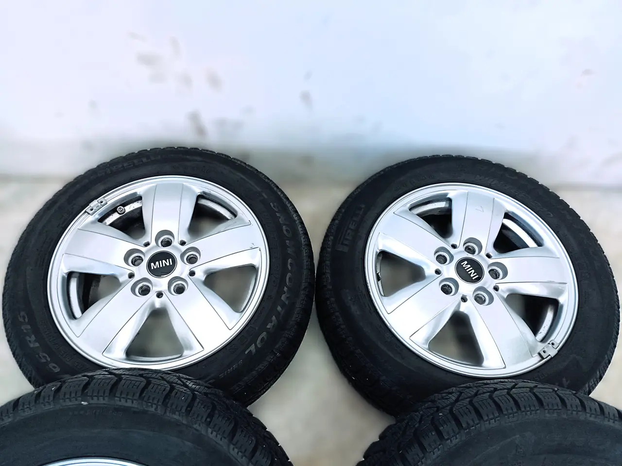 Billede 4 - 5x112 15" ET46 nav 66,6ø MINI vinter fælge TPMS