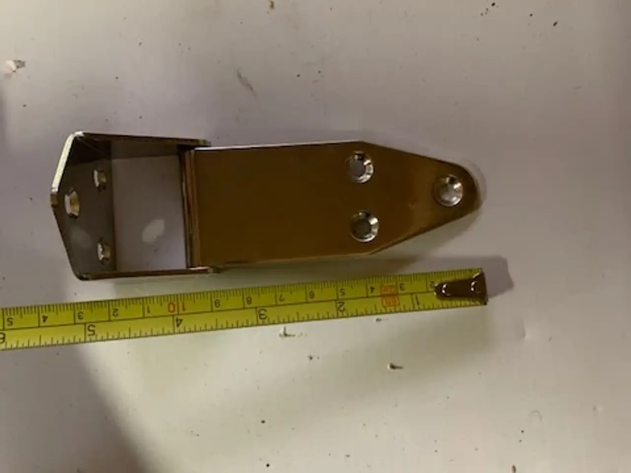 Billede 3 - 5 stk rustfrie hængsler 40x45x24 mm. Helt nye