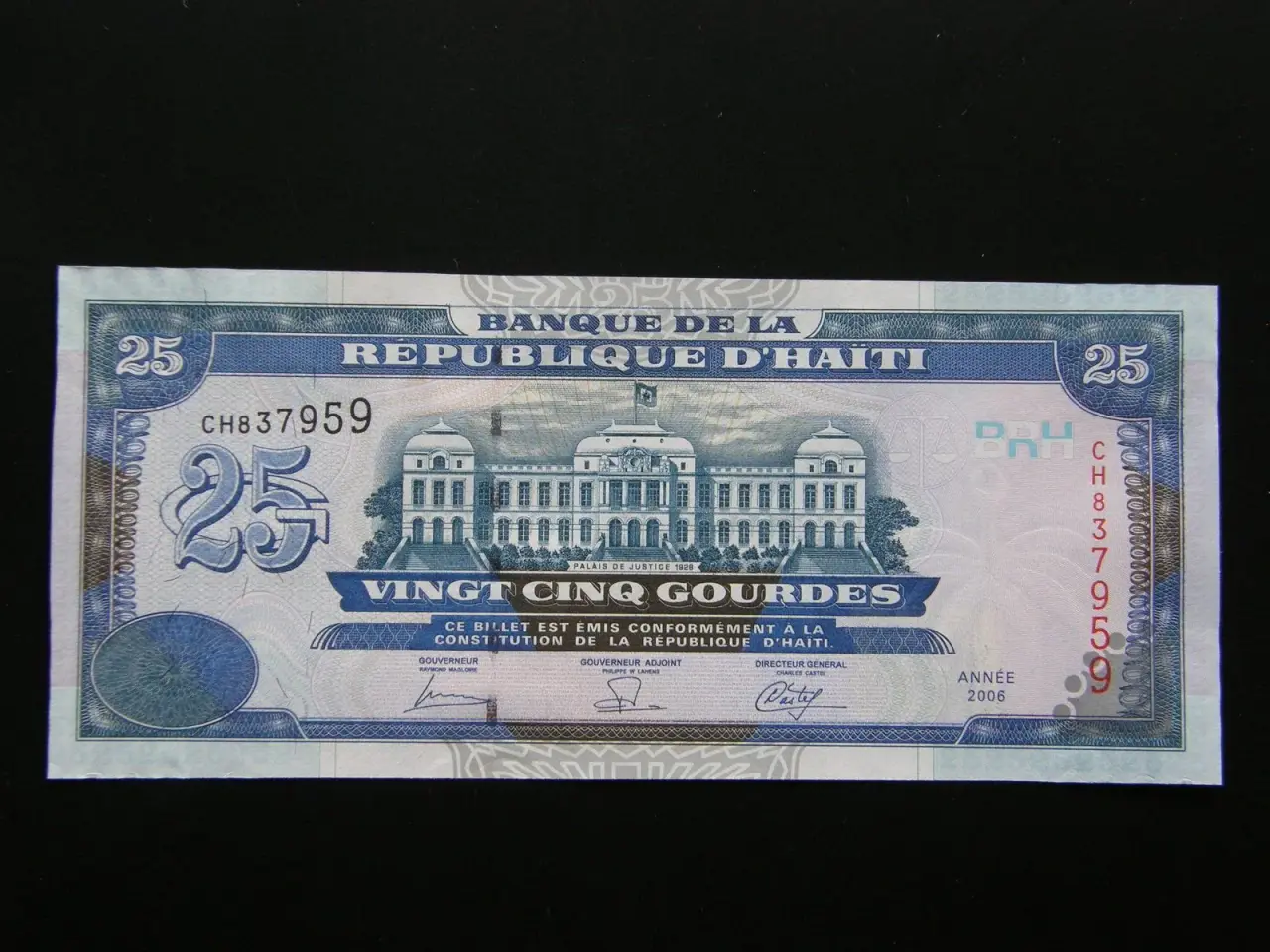 Billede 1 - Haiti  25 Gourdes 2006  P266c  Unc.