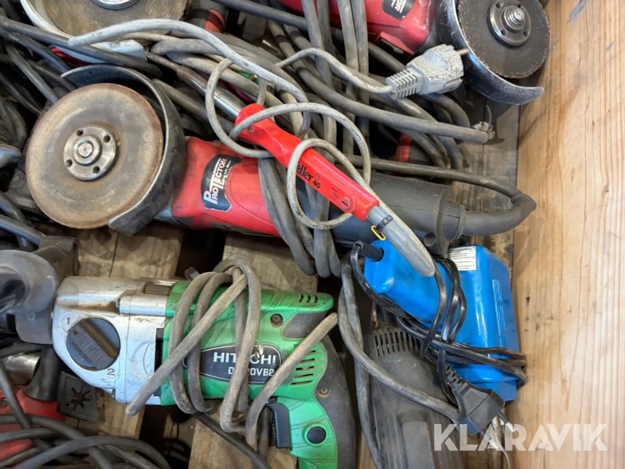 Billede 12 - Assorterede vinkelslibere og andet håndværktøj - cirka 21 styk