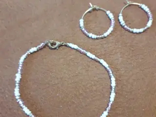 smykkesæt, armbånd og creoler
