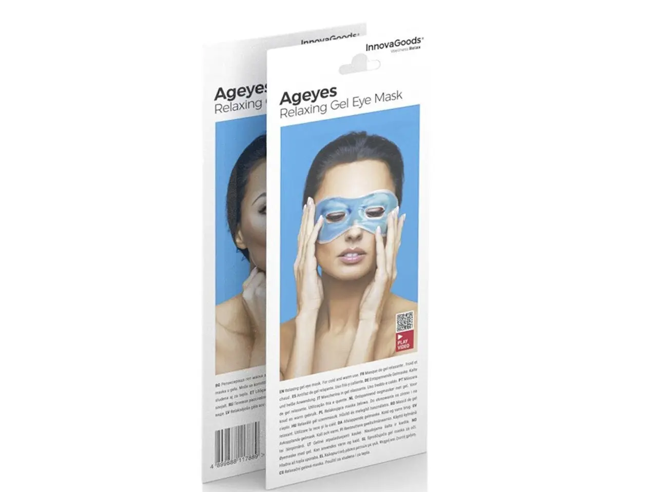 Billede 4 - Afslappende Gel Øjenmaske Ageyes - (blå, tvillingepakke)