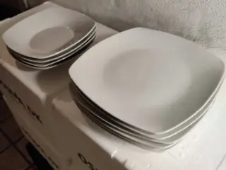Porcelænstallerkner