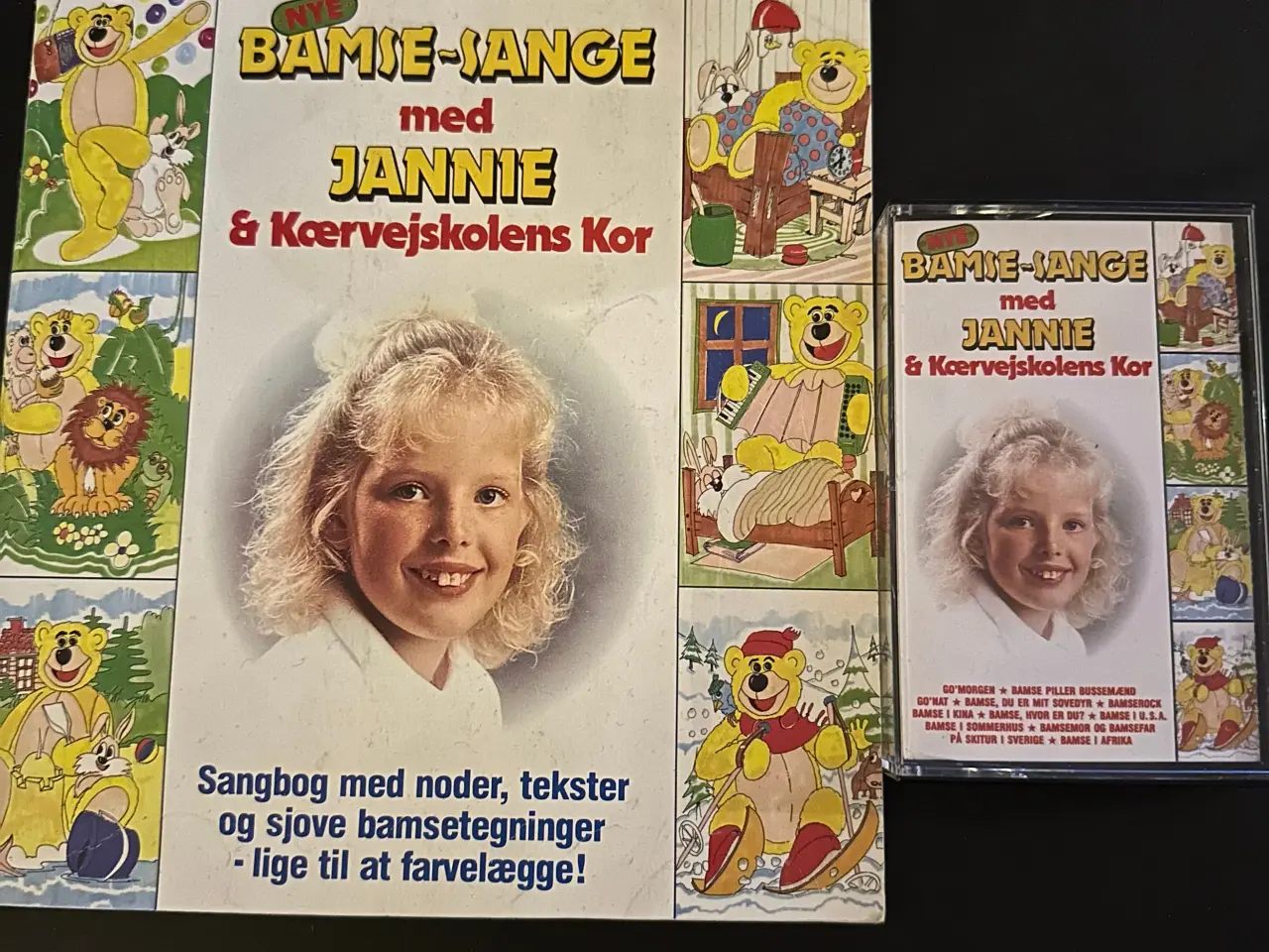 Billede 1 - Retro kassettebånd Nye bamse-sange
