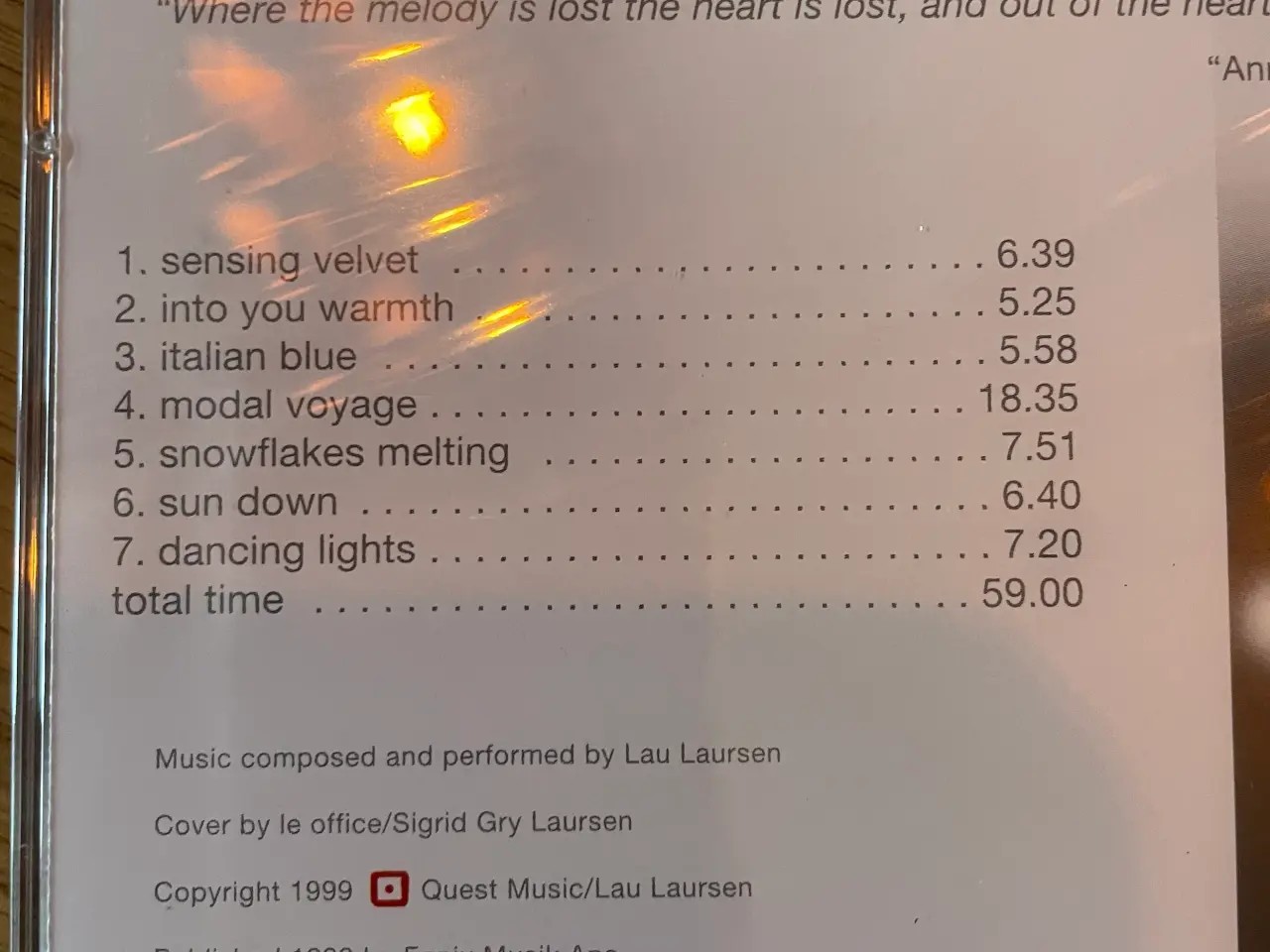 Billede 3 - Afslapnings musik - Lau Laursen