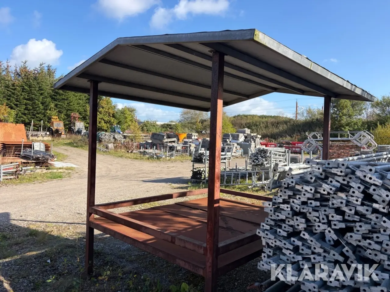 Billede 2 - Pavillon/platform Stålkonstruktion
