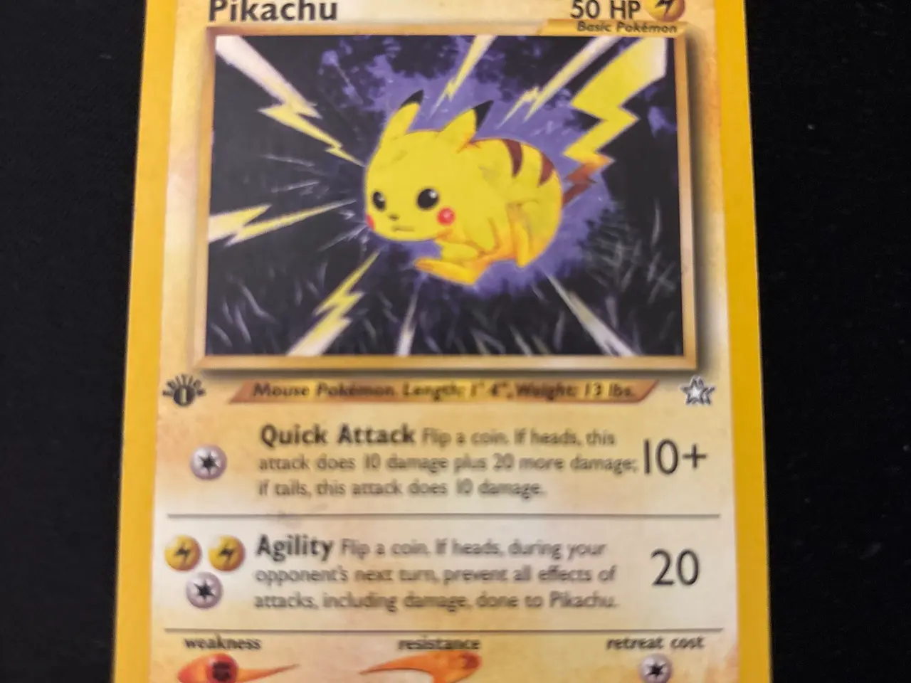 Billede 1 - Pikachu 1 edition fra base set