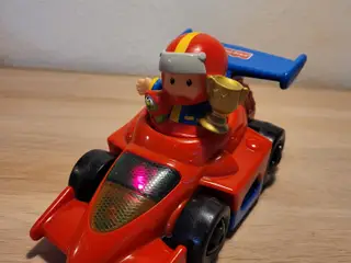 Fisher Price/ little people Racerbil med lyd