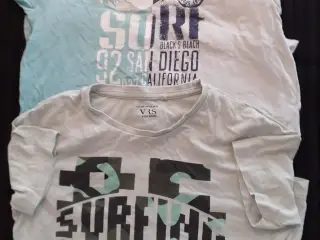 2 t-shirts, str. 134, kr. 20,00.