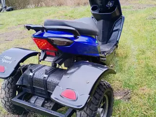driftsikker 3-hjulet el-scooter