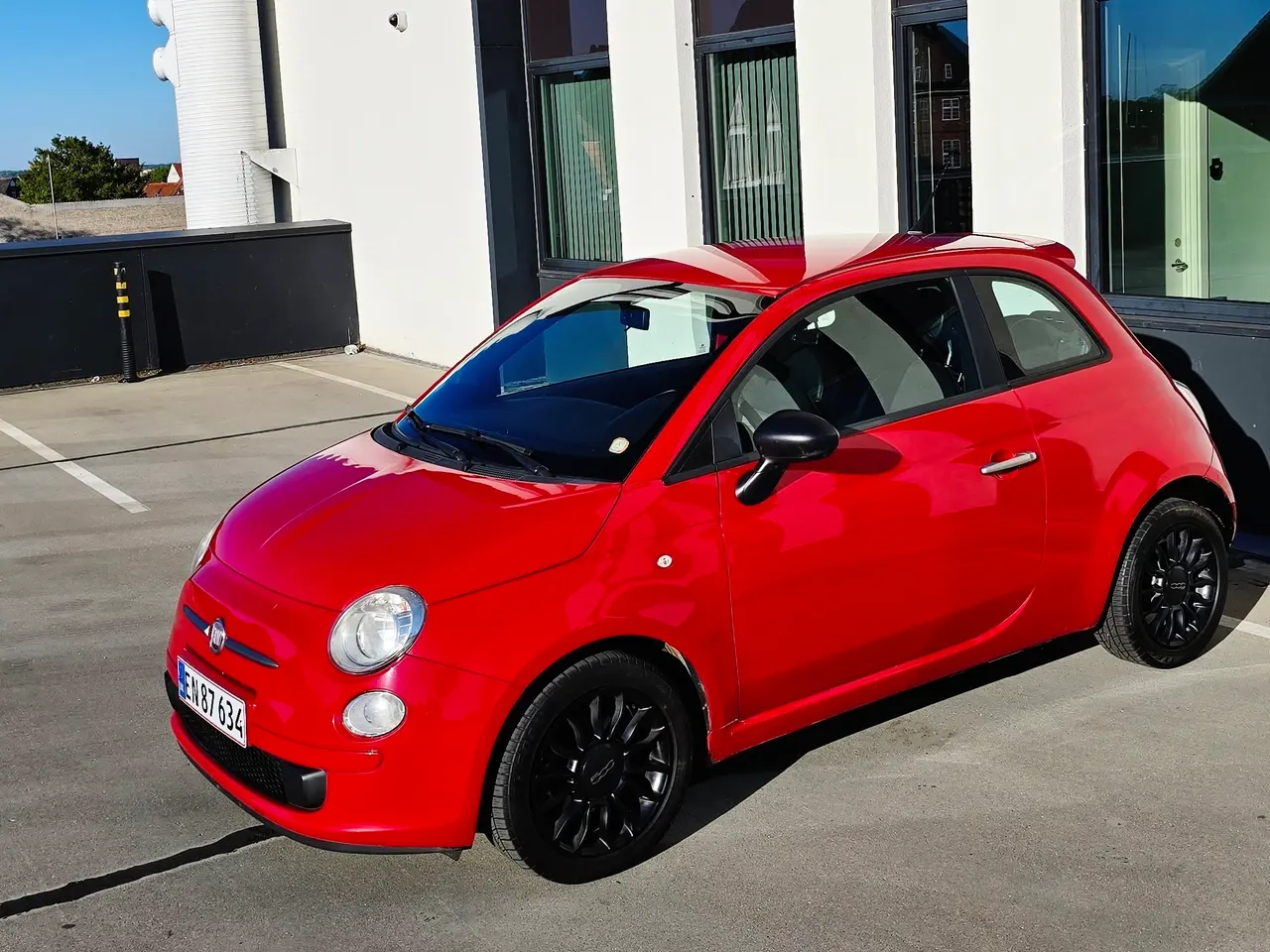 Billede 2 - Flot flot Fiat 500 med lav km