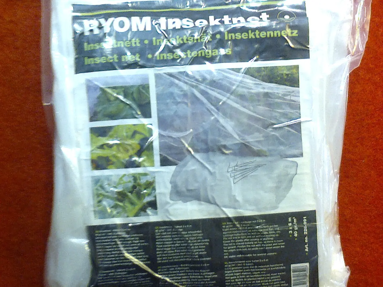 Billede 4 - ECOstyle LarveFri Buksbom 4-Pak ** Insektnet 3x6 m