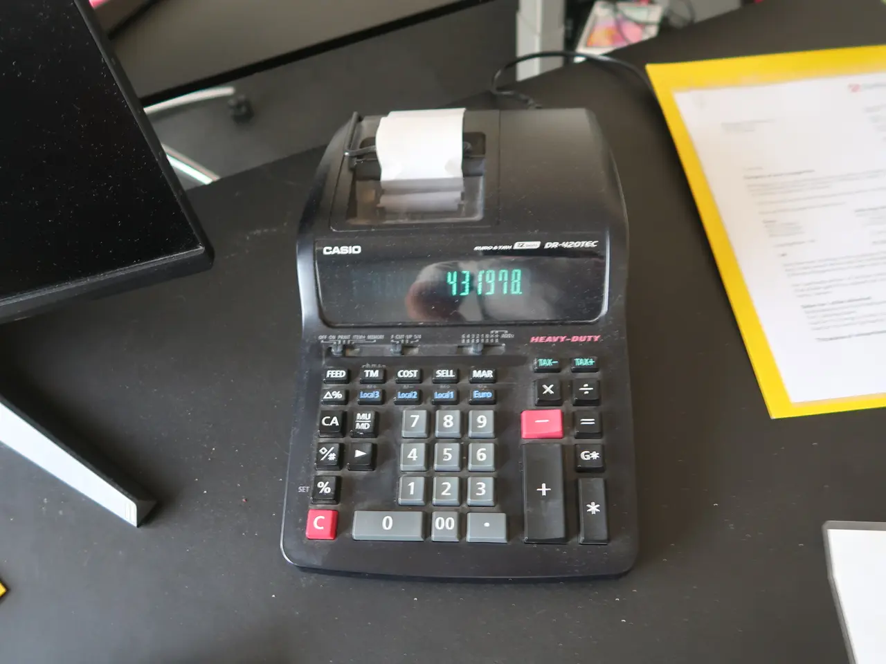 Billede 1 - Lommeregner CASIO DR-420TEC