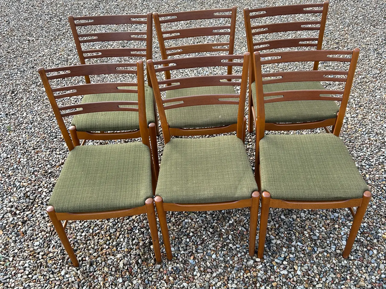 Billede 1 - 6 smukke Farstrup spisebordsstole – teak/bøg (Klas