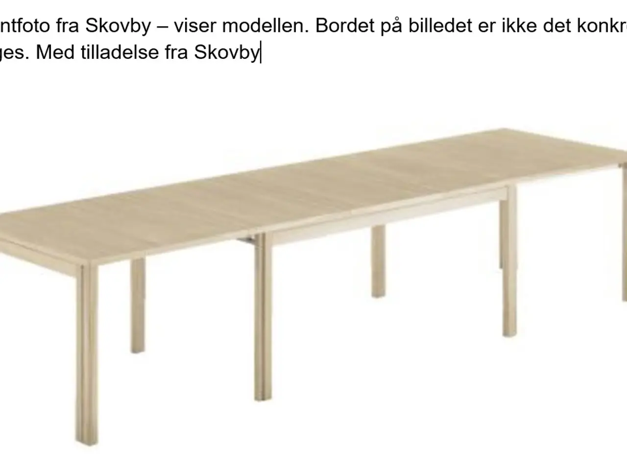 Billede 6 - Skovby spisebord model 23 i massiv eg sæbebeh