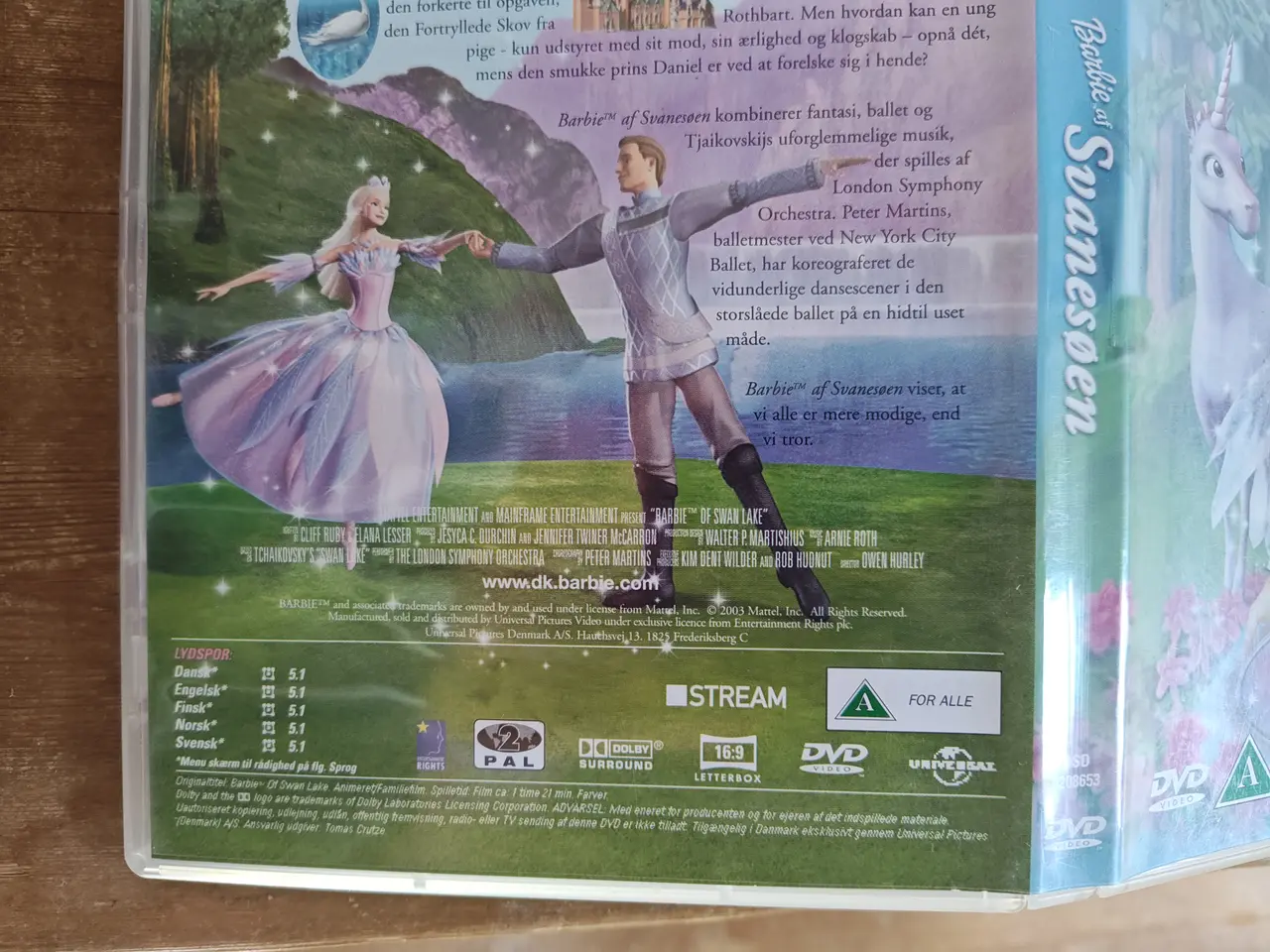 Billede 2 - Barbie Svanesøen DVD
