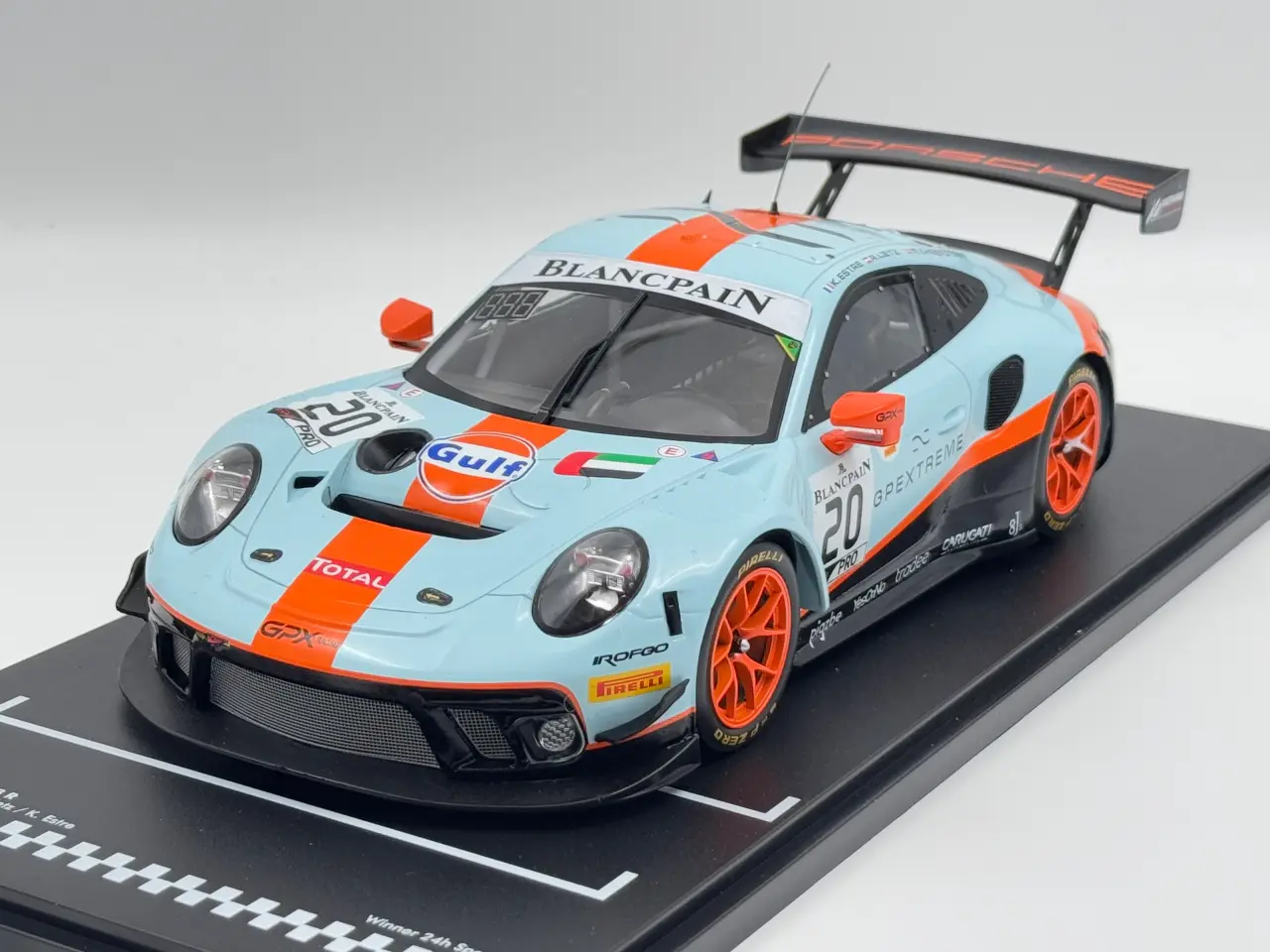 Billede 1 - 2019 Porsche 911 GT3 R #20 SPA DK Driver - 1:18