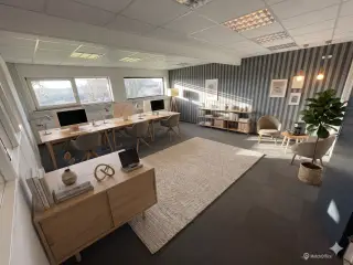 42 m2 kontorlokale med dejligt lysindfald