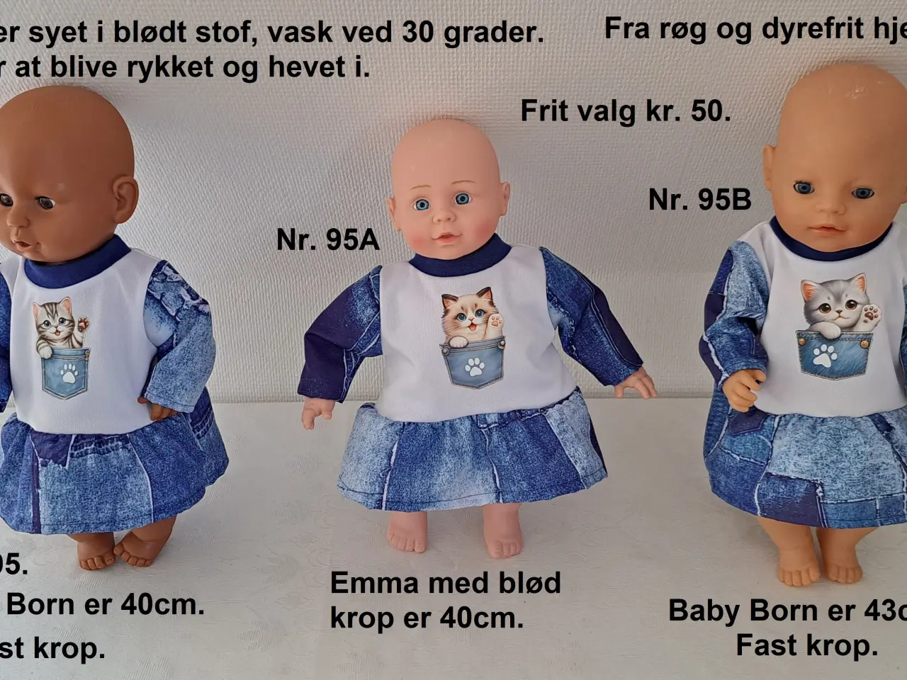 Billede 19 - Dukketøj til Babyborn på 36 og 40cm. 