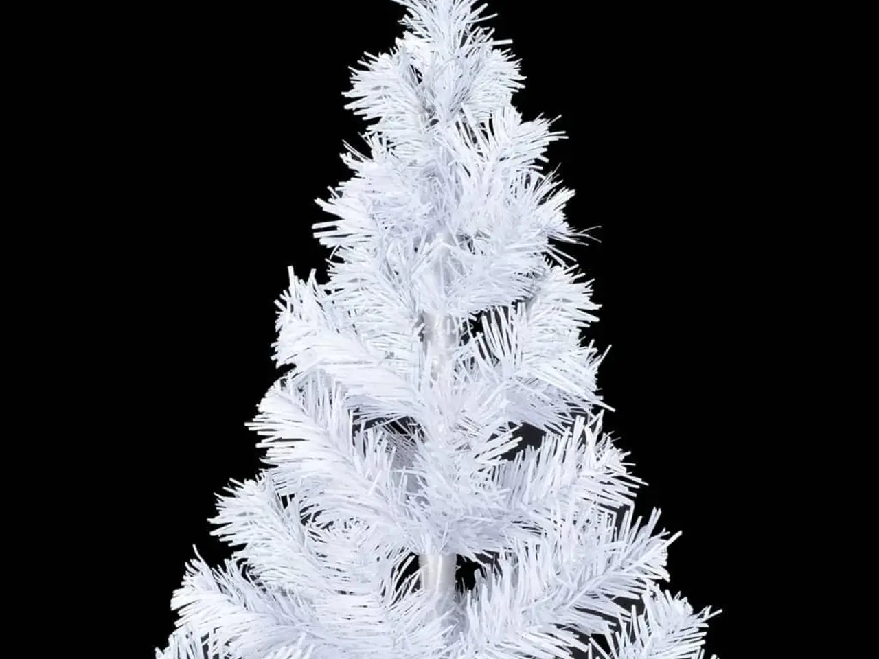 Billede 9 - Kunstigt juletræ med fod 120 cm - hvid
