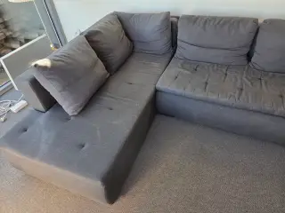 En hjørnesofa.