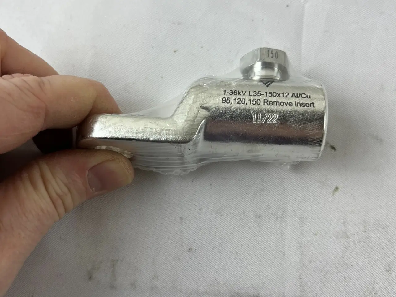 Billede 4 - V7 1–36kV Al/Cu kabel Lug L35 150x12 for 95–150mm²
