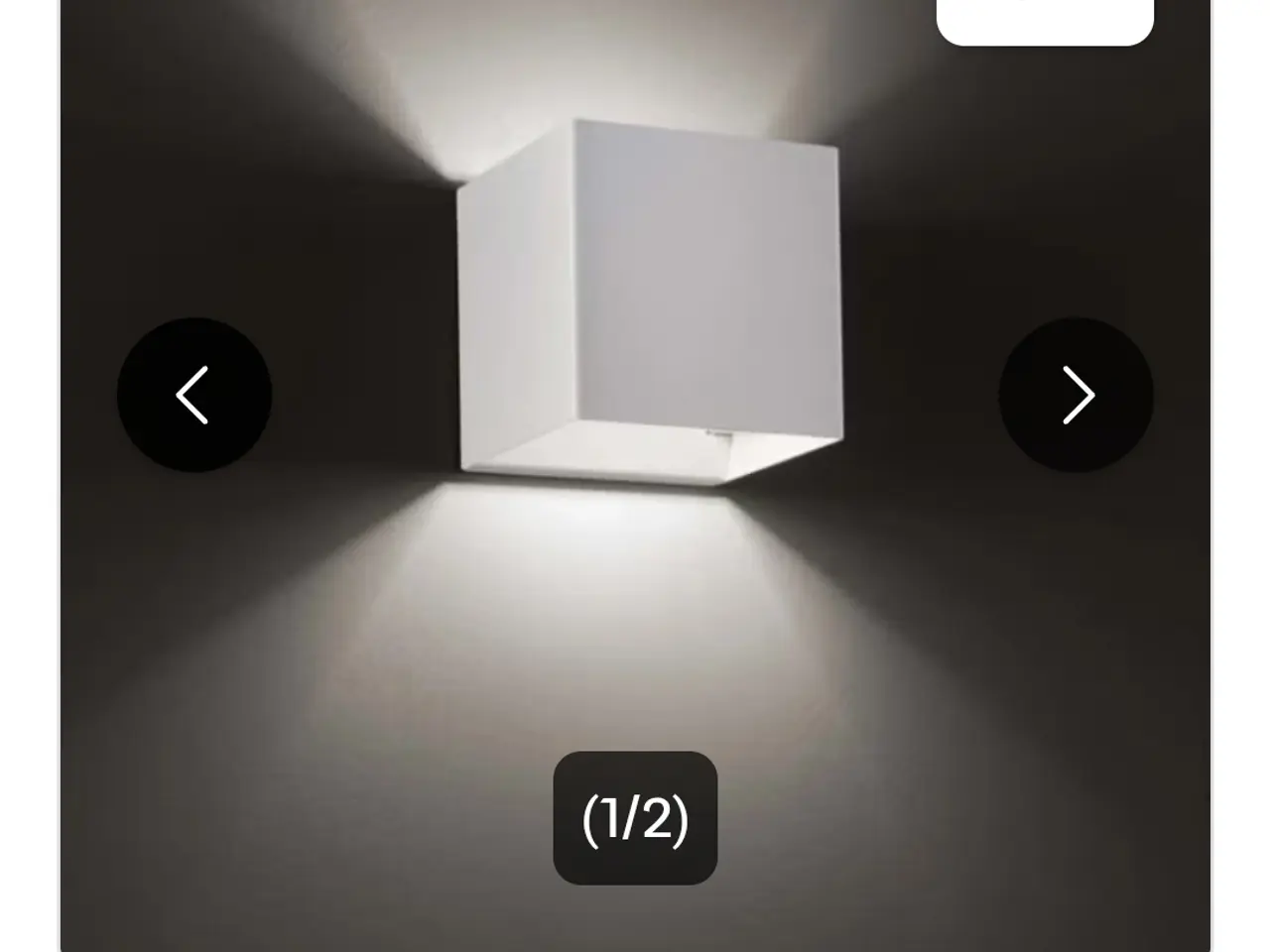 Billede 3 - Udendørs lampe, cube